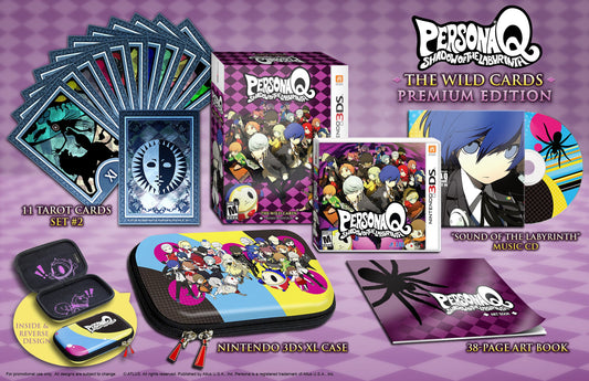 Persona Q: Shadow of the Labyrinth - The Wild Cards Premium Edition  Nintendo 3DS
