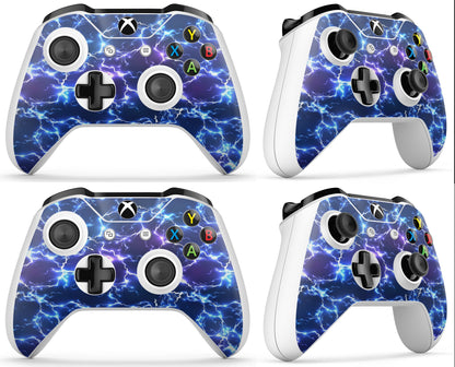giZmoZ n gadgetZ Xbox One S Electric Storm Full Wrap Skin Vinyl Sticker - GNG-XBS-ELEC-SKINS