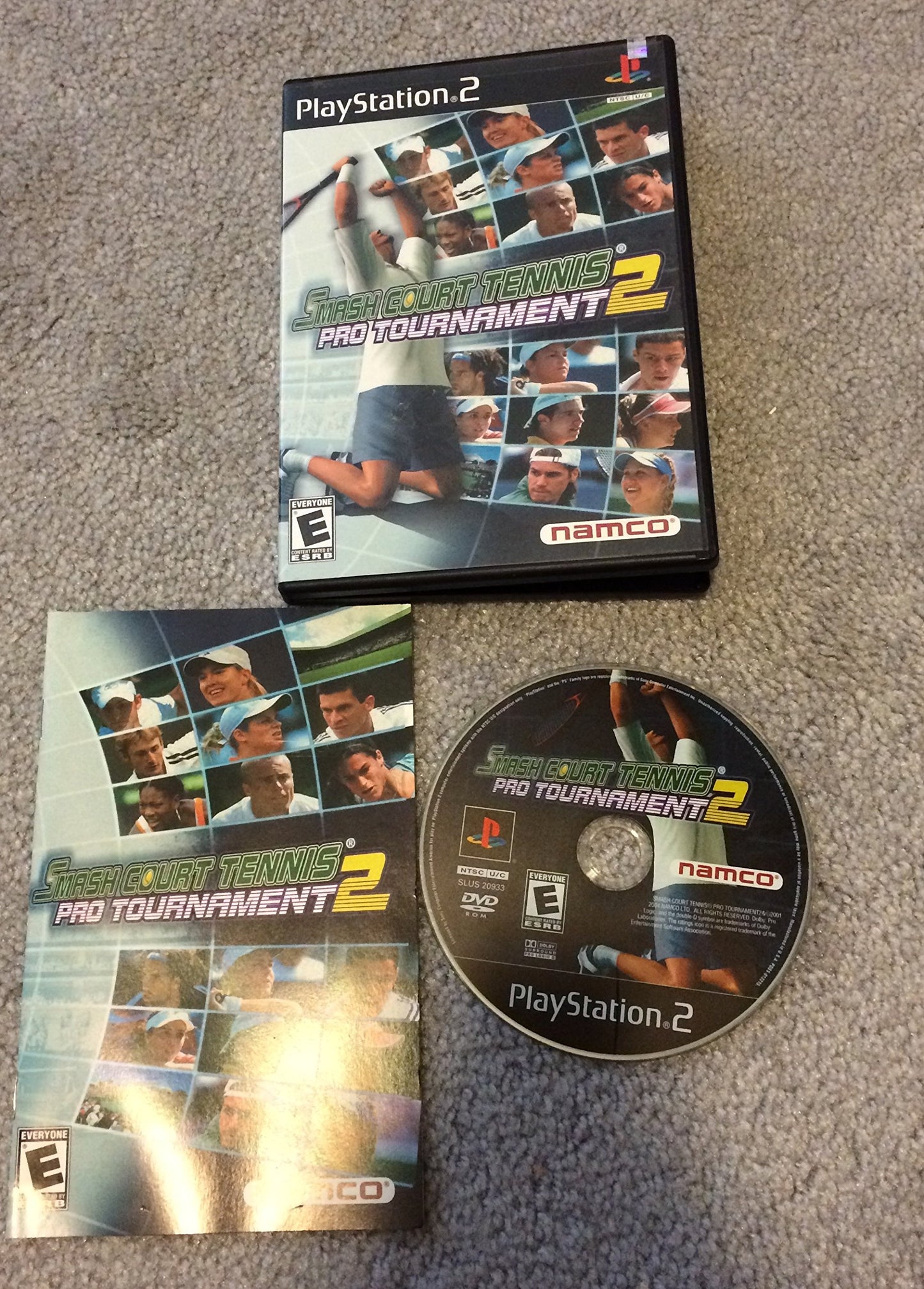 SEGA Smash Court Tennis 2 - PlayStation 2 Game, Model: 722674100137, Exciting Tennis Gameplay