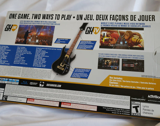 Salman Store Guitar Hero Live Bundle with Guitar for Sony PS3 - New, Model SG_B01LKLMV40