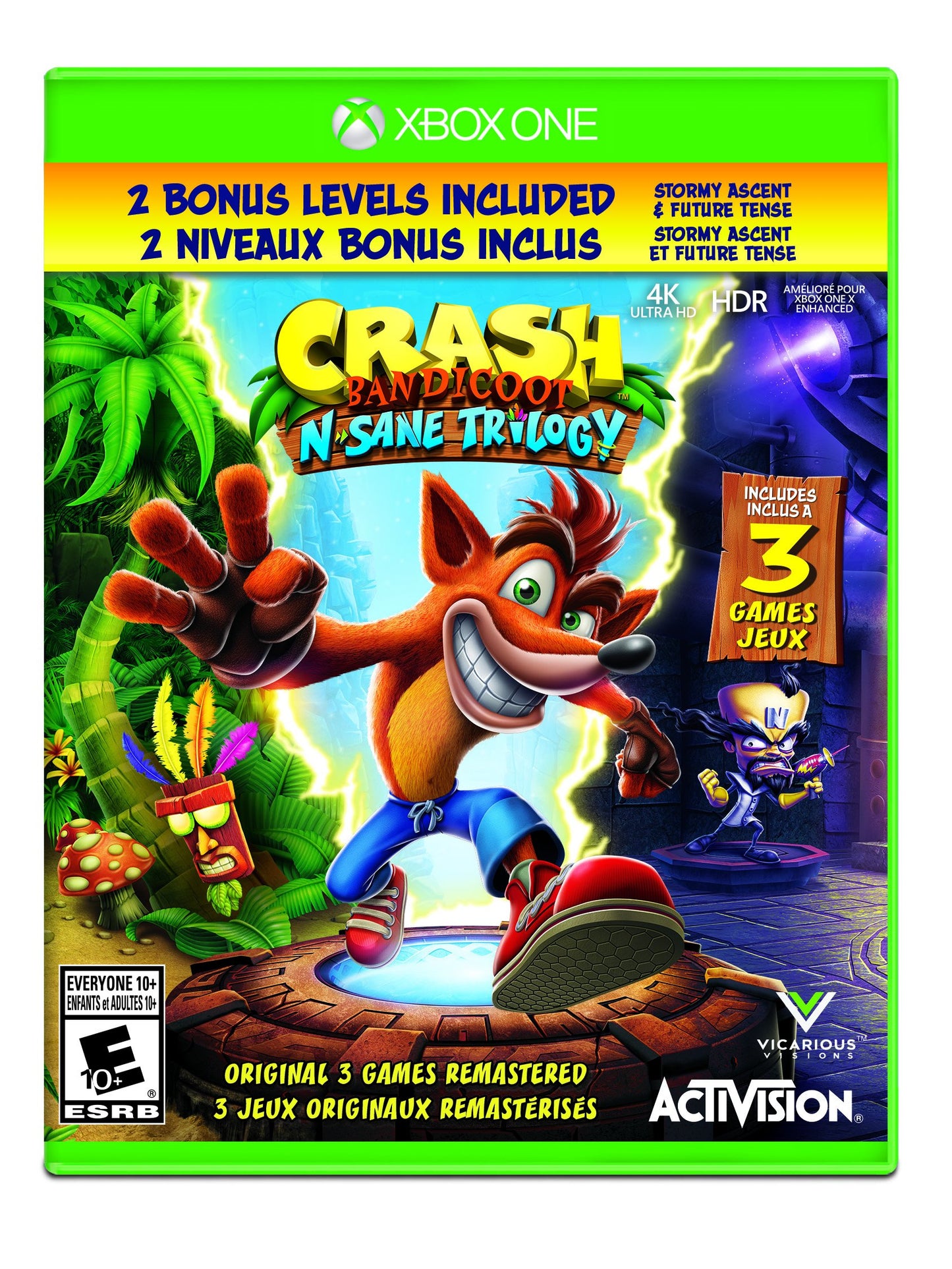 ACTIVISION Crash Bandicoot N. Sane Trilogy - Xbox One Game, Model 88197