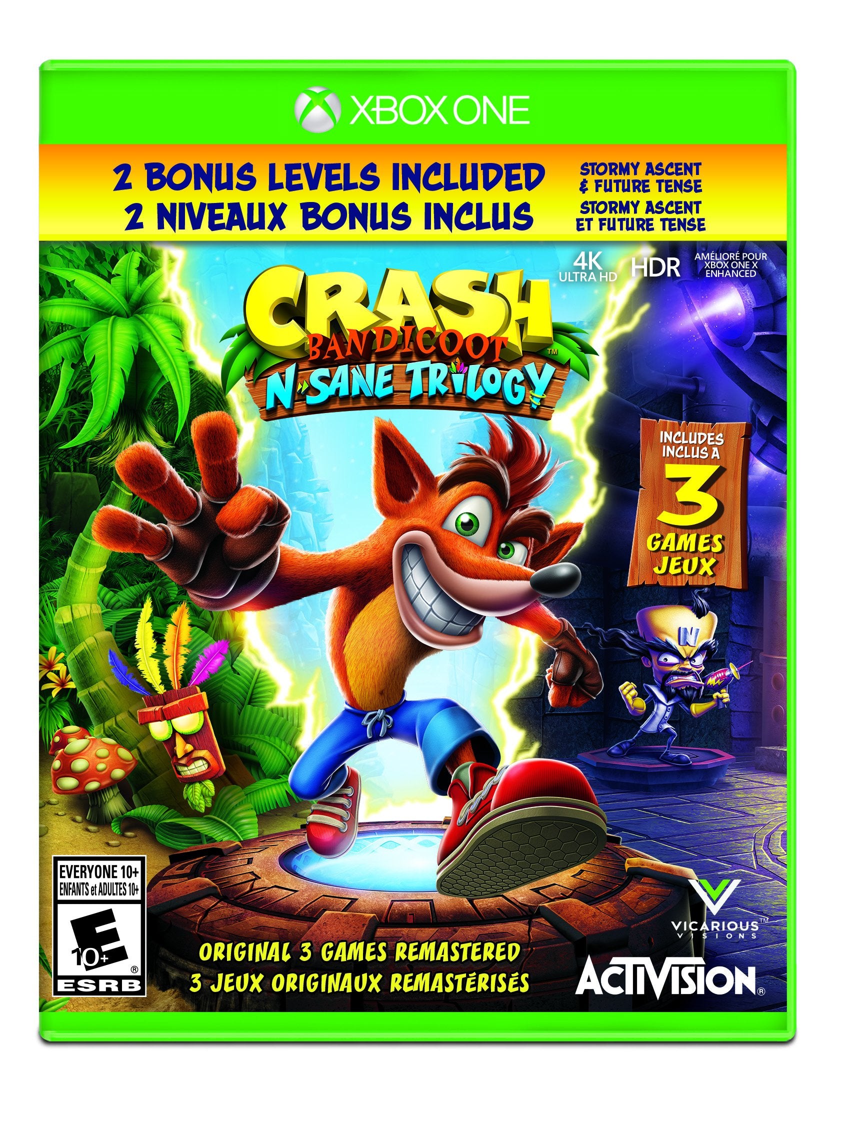 ACTIVISION Crash Bandicoot N. Sane Trilogy - Xbox One Game, Model 88197