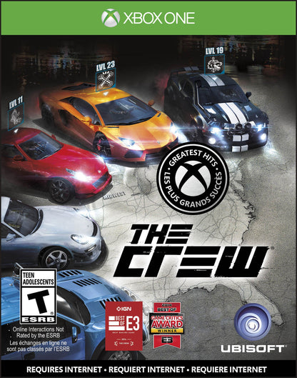 Ubisoft The Crew - Xbox One Game, Model 53863, Action Racing Adventure, Engaging Multiplayer Experience