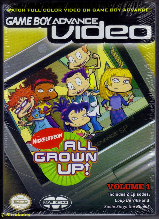 Memorex Video: All Grown Up, Vol. 1 for Game Boy Advance - Classic Gaming Adventure