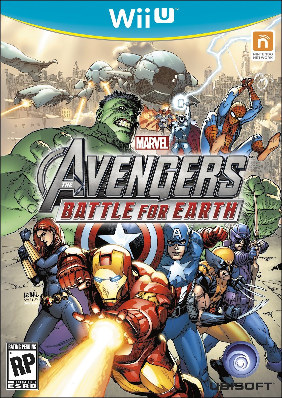 Ubisoft Marvel Avengers: Battle For Earth - Nintendo Wii U Game, Model 18738
