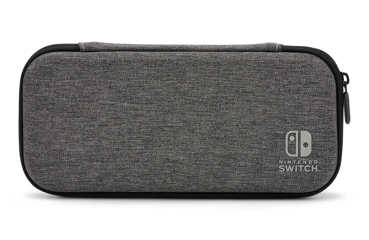 PowerA Slim Case for Nintendo Switch OLED - Charcoal, Protective Gaming Console Case, Officially Licensed