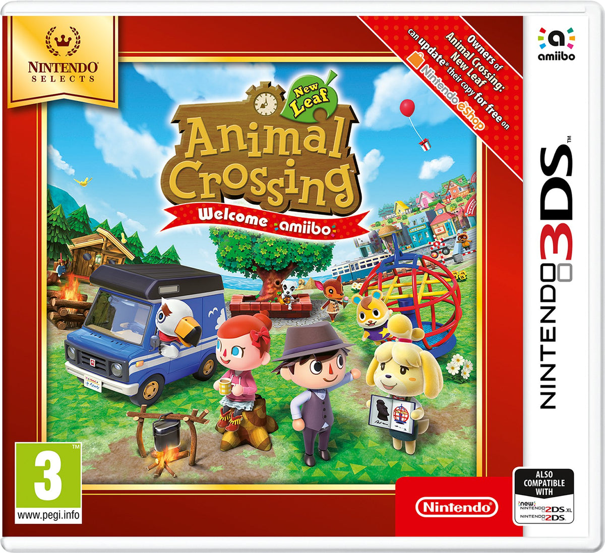Nintendo Selects - Animal Crossing New Leaf: Welcome amiibo (Nintendo 3DS) (Renewed) (EU Version)