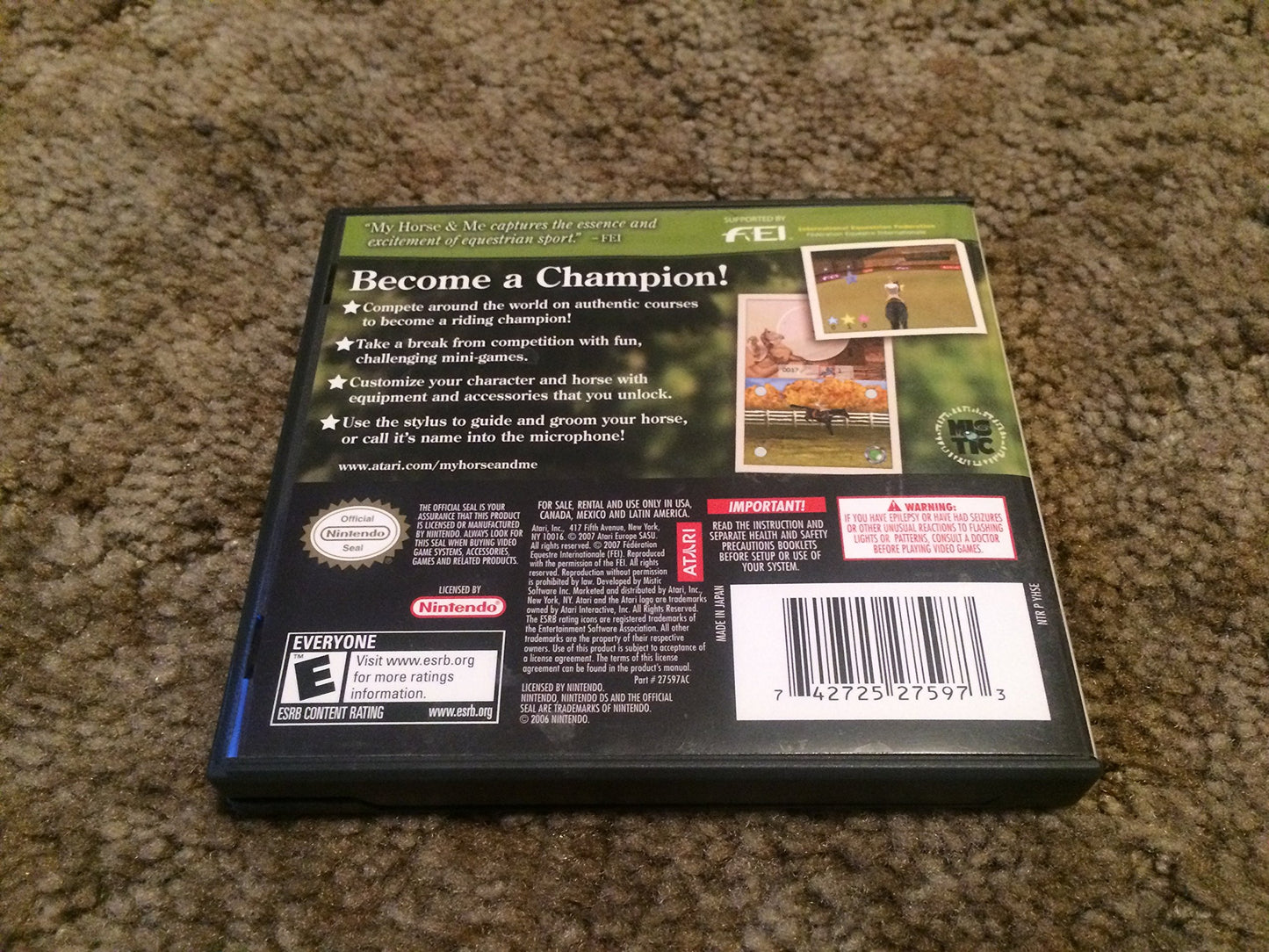 Atari My Horse and Me - Nintendo DS (Renewed) - Engaging Horse Racing Adventure Game