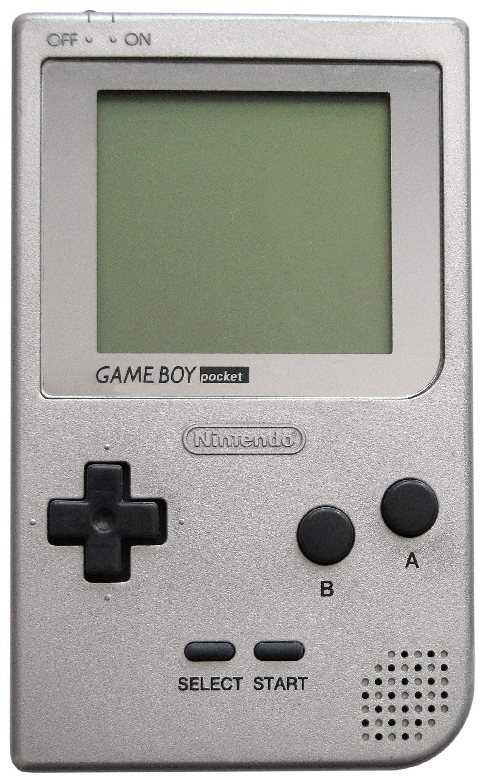 Nintendo Game Boy Pocket - Silver (Renewed) - Classic Handheld Console