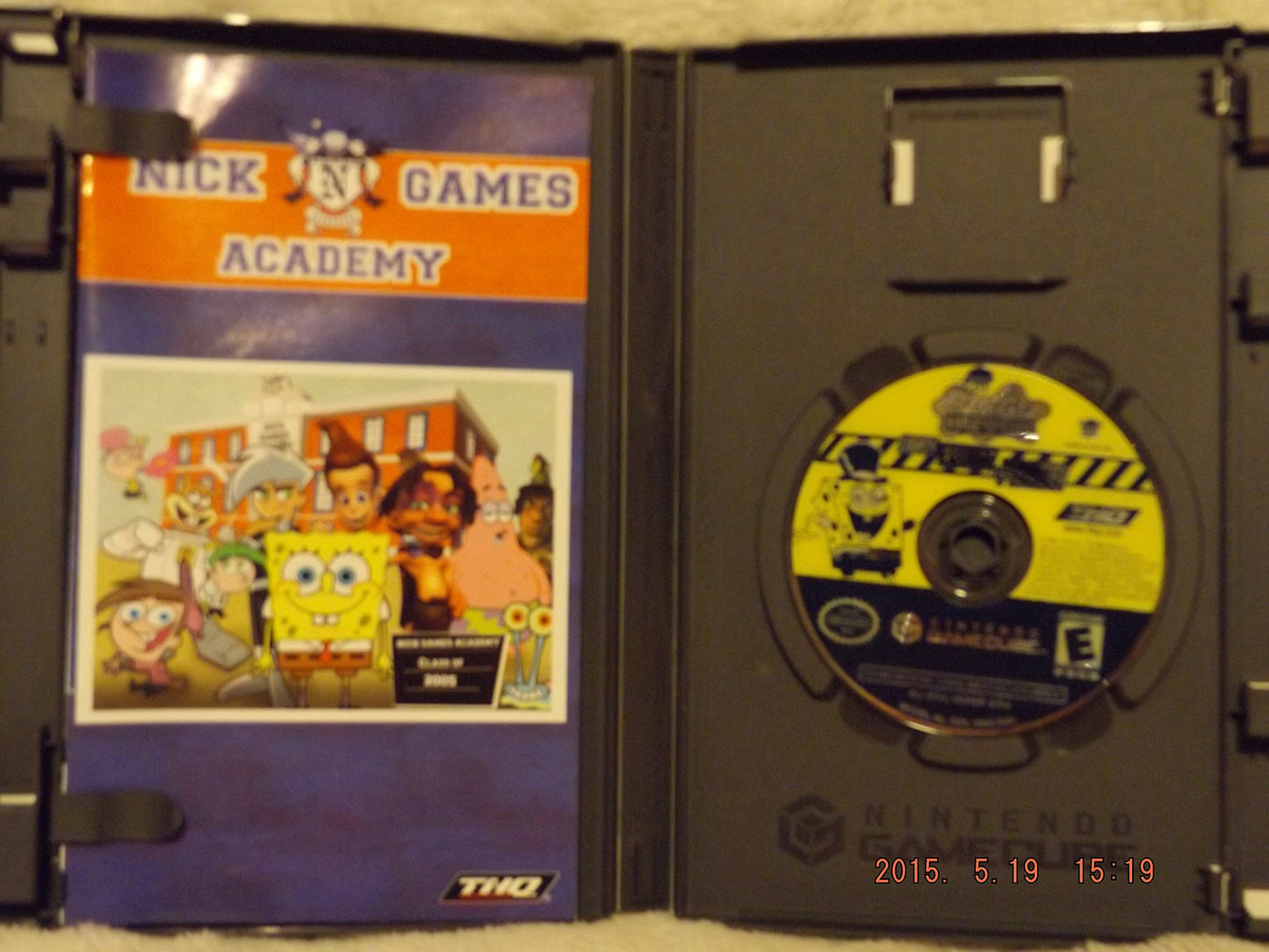 Nintendo SpongeBob Squarepants: Lights, Camera, Pants - Gamecube Game (Model: 785138380438)