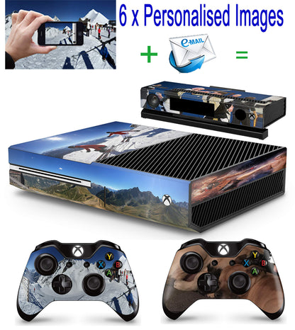 giZmoZ n gadgetZ GNG Personalised Xbox One Console Skin Decal + Controller Skins CUSTOM XB