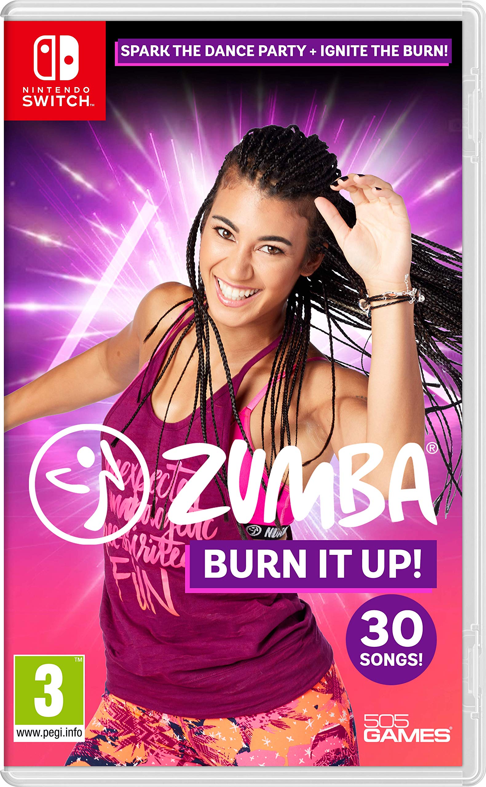 505 Games Zumba Burn It Up for Nintendo Switch - Fun Fitness Game, Model ZUMBASWITCH01