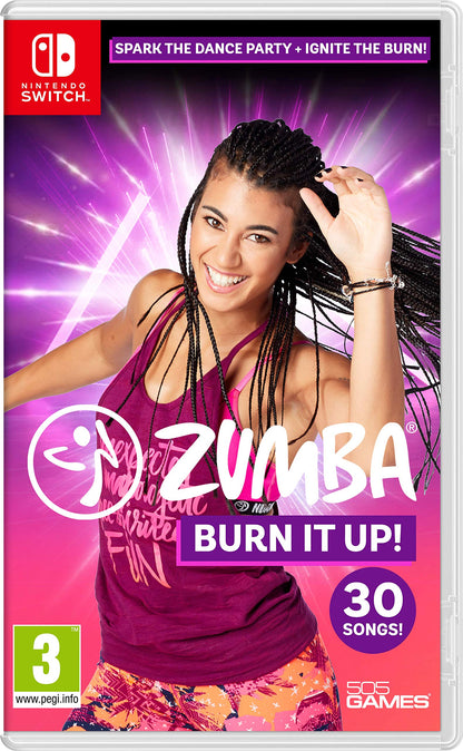 505 Games Zumba Burn It Up for Nintendo Switch - Fun Fitness Game, Model ZUMBASWITCH01