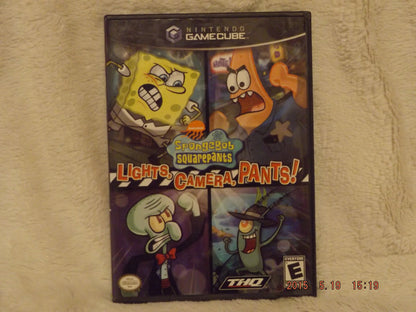 Nintendo SpongeBob Squarepants: Lights, Camera, Pants - Gamecube Game (Model: 785138380438)