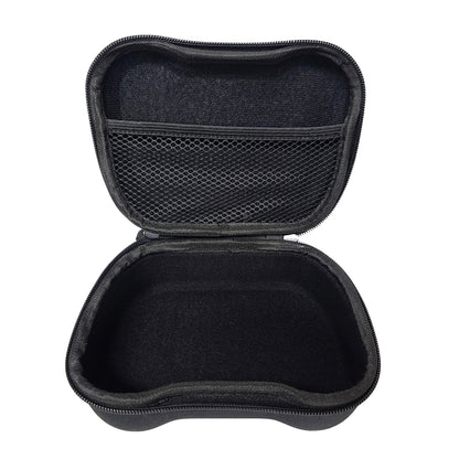 Hawksbill Travel Controller Case for Switch Pro, PS5 & Xbox - Compact Hard Shell, Black & White, Model HKB-CS1M