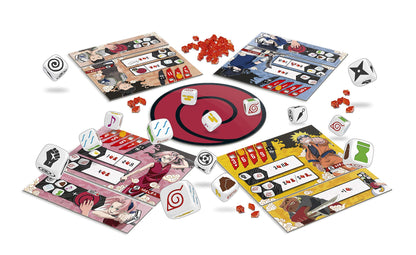 Japanime Games Naruto Ninja Arena Board Game | 1-4 Players | Ages 10+ | 15-30 Min Play Time | Model JPG504 | Plastic Material