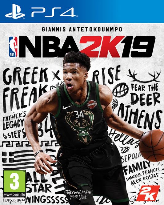 2K NBA 2K19 Video Game for PS4 - Model PS424783, Sports Simulation