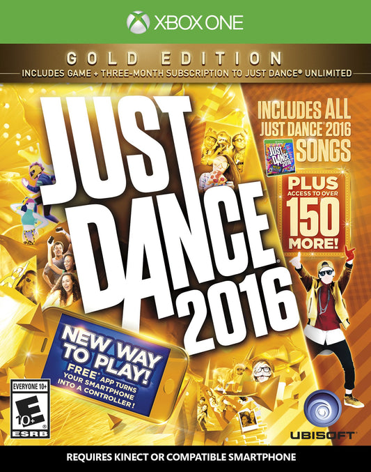 Ubisoft Just Dance 2016 Gold Edition for Xbox One - Model UBP50421065 - Gold Color