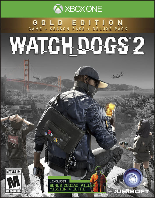 Ubisoft Watch Dogs 2: Gold Edition - Xbox One with Extra Content & Season Pass