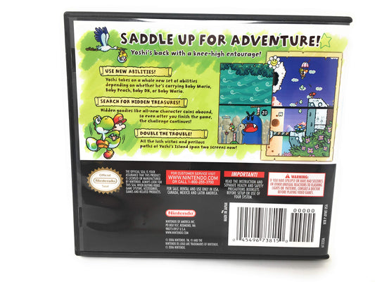 Nintendo Yoshi's Island DS Game - Model NTRPAYWE, Classic Nintendo Adventure