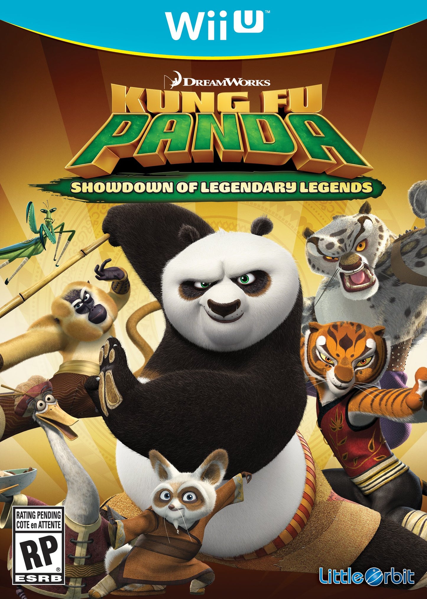 Little Orbit Kung Fu Panda: Showdown of Legendary Legends - Wii U Game, Model 815403010620