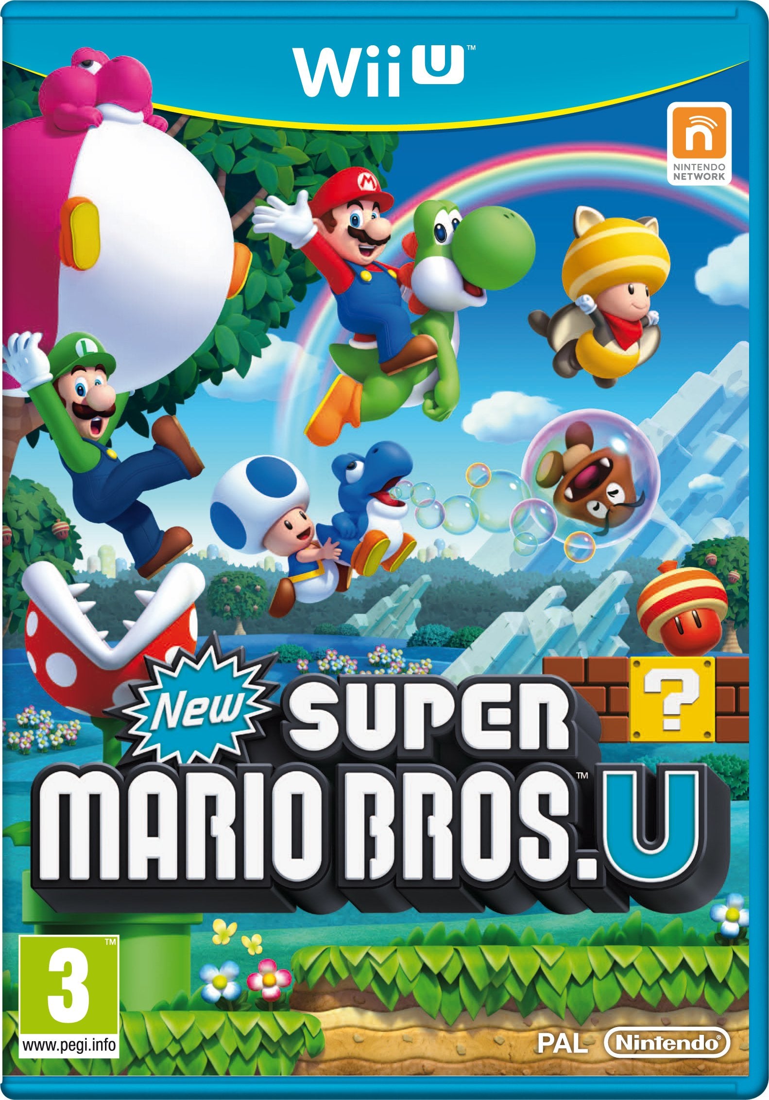 Nintendo SUPER MARIO BROS U for Wii U - Model 12903, Classic Platformer Game
