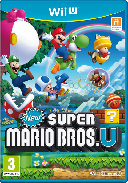 Nintendo SUPER MARIO BROS U for Wii U - Model 12903, Classic Platformer Game