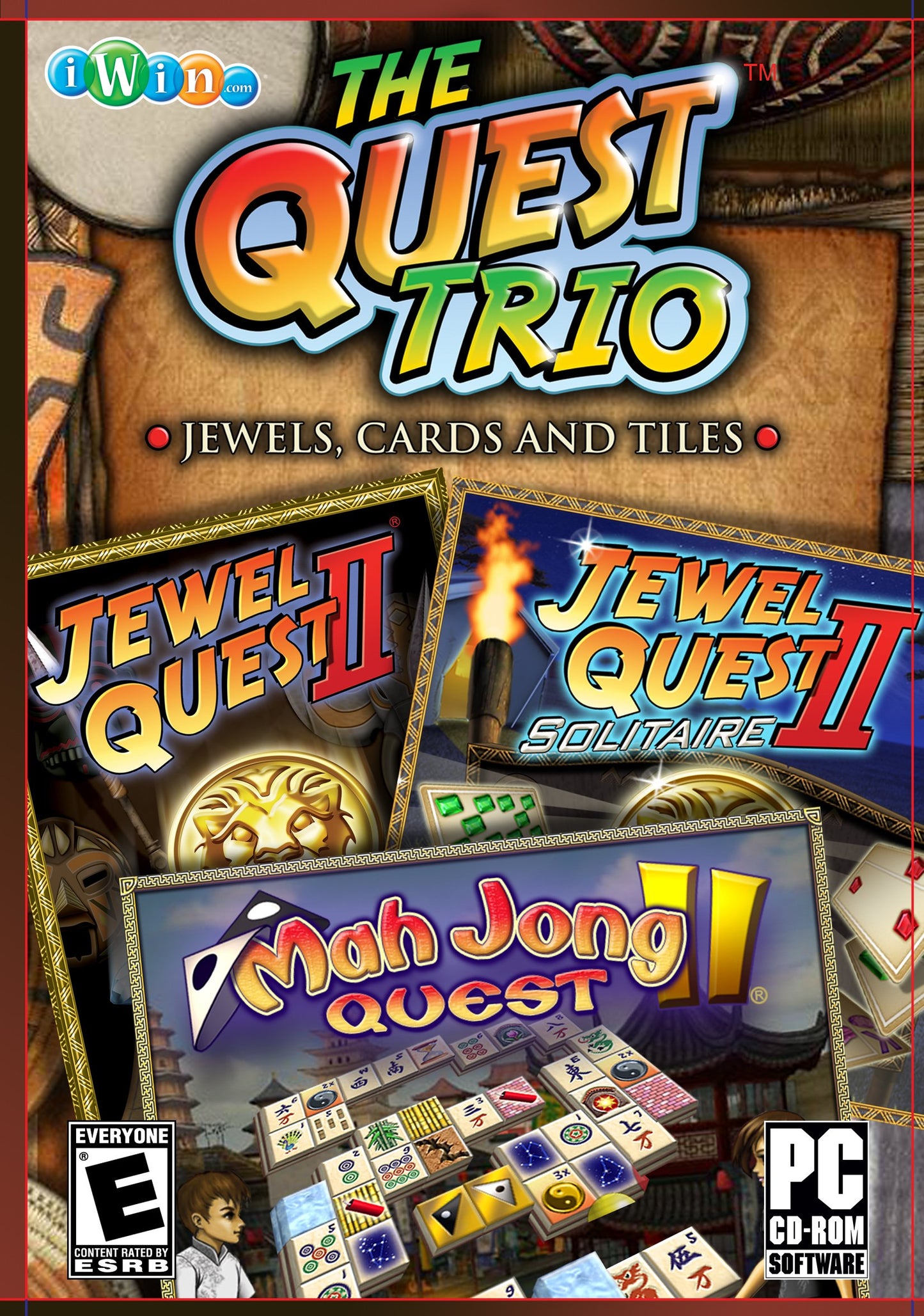 The Quest Trio: Jewel Quest II / Jewel Quest II: Solitaire / Mah Jong Quest