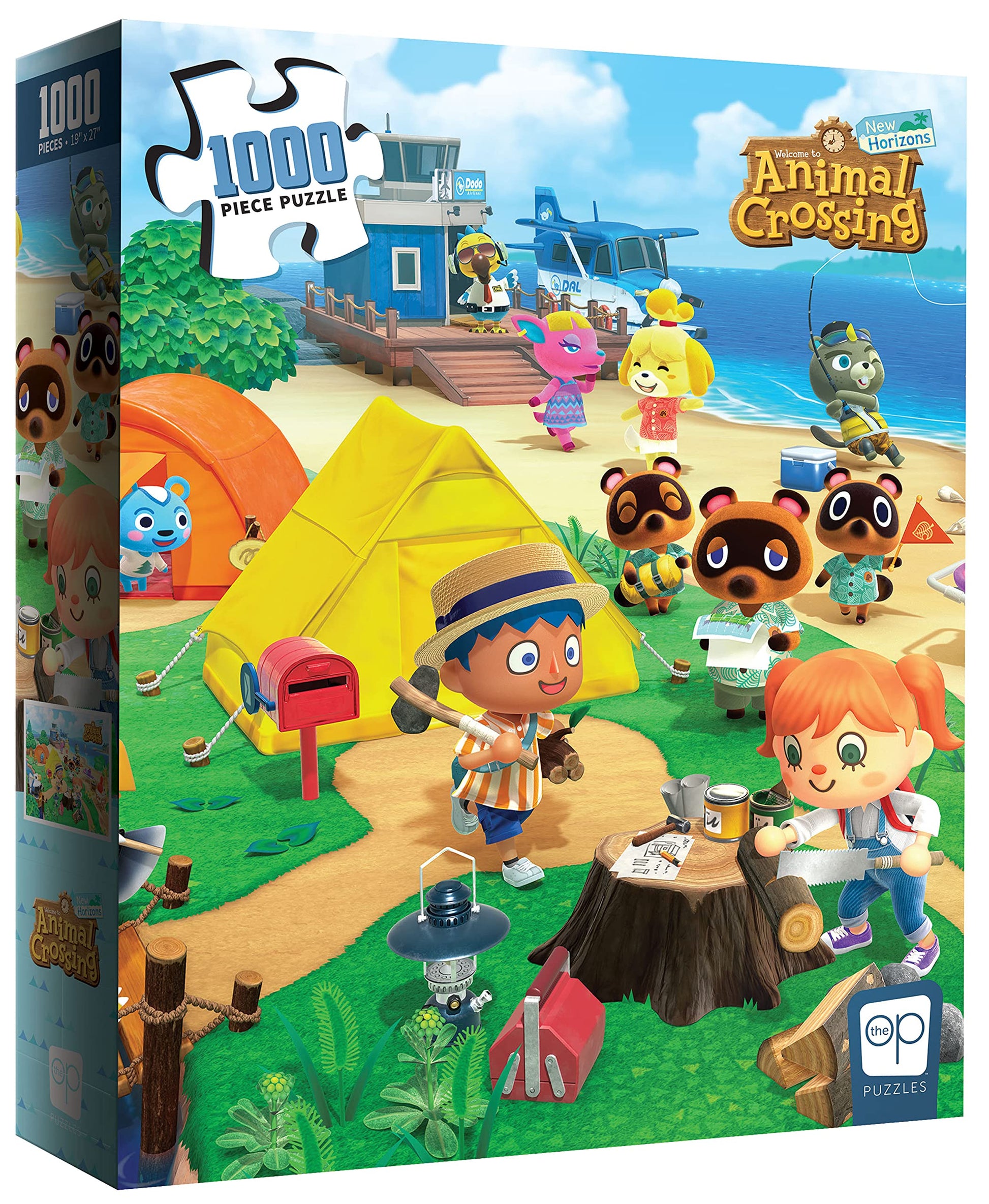 Animal Crossing Welcome to Animal Crossing 1000 Piece Jigsaw Puzzle | Collectible Puzzle Featuring Familiar Characters from The 