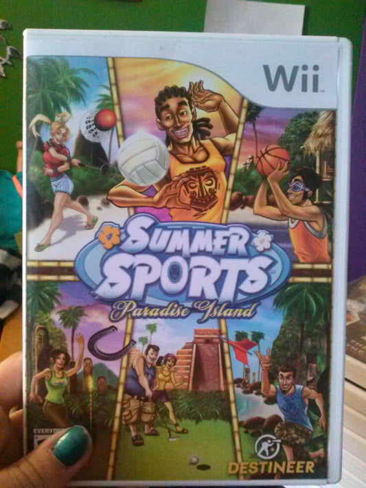 Destineer Summer Sports Paradise Island for Nintendo Wii - Model 010086650013, Engaging Sports Gameplay, Fun for All Ages