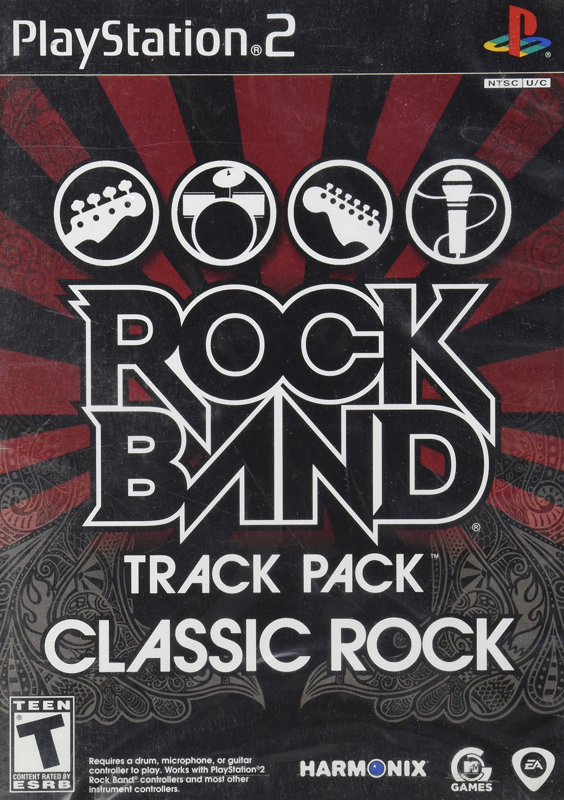 Electronic Arts Rock Band Track Pack: Classic Rock - PS2, One Size, Stone Material, One Color, Model 19178