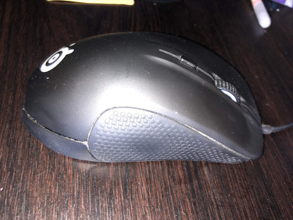 SteelSeries Rival 300 Optical Gaming Mouse - Black, Model 62351, Unspecified Material