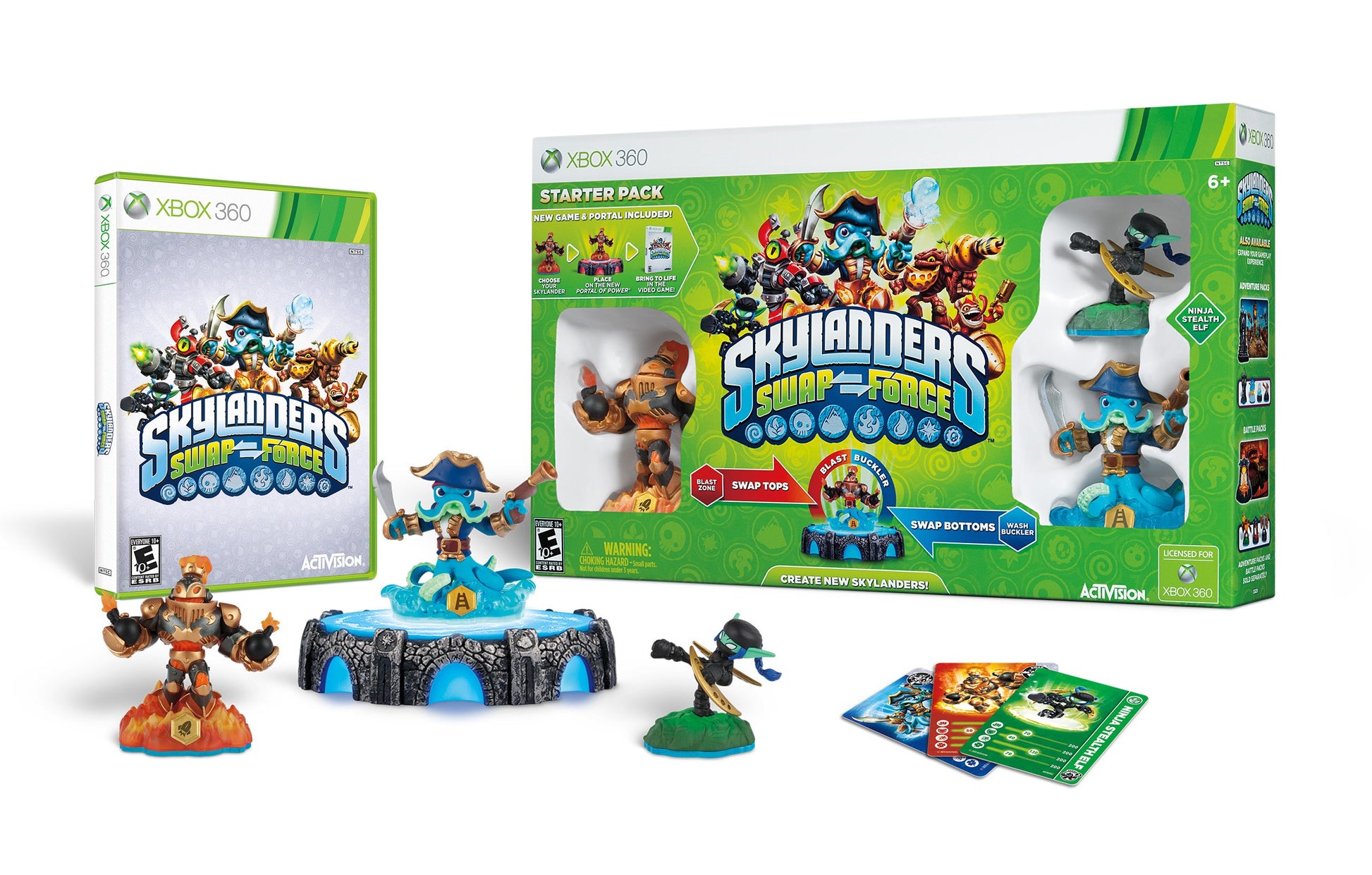 ACTIVISION Skylanders SWAP Force Starter Pack - Xbox 360, Multi Color, Model 84704