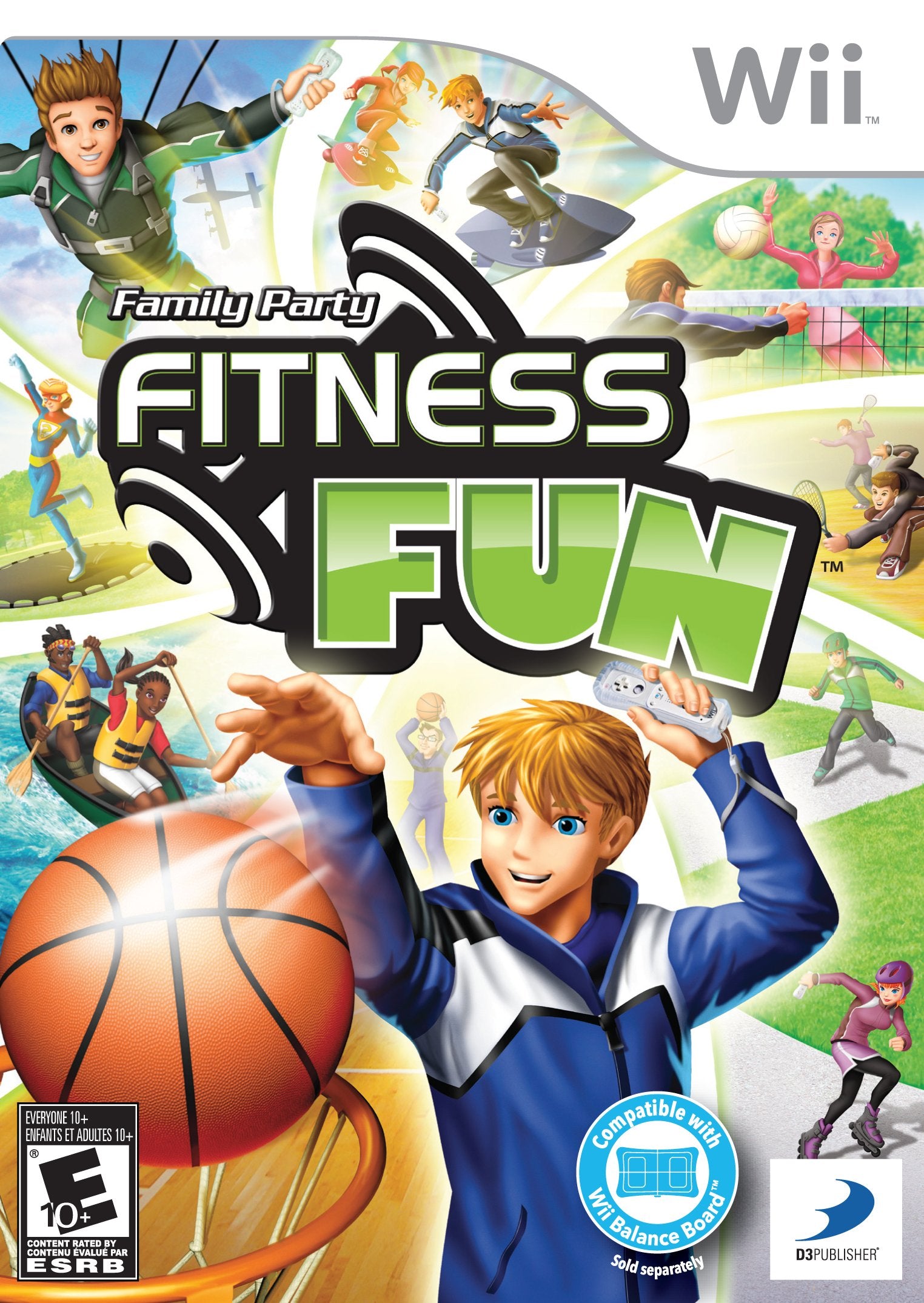 D3PUBLISHER Family Party: Fitness Fun Game - Model 340169 for Active Family Entertainment