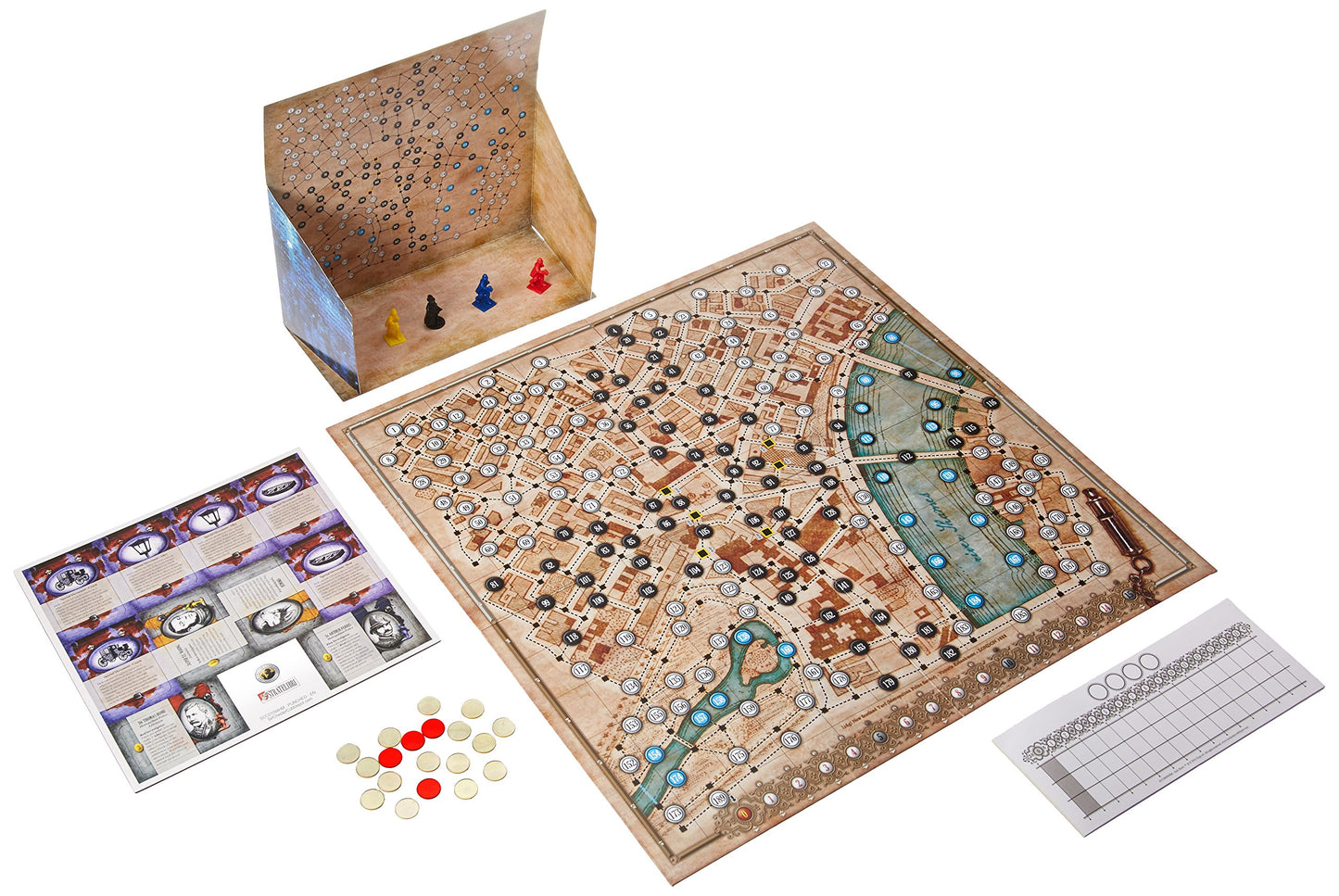 Fantasy Flight Games Whitehall Mystery Board Game - Cardboard Model VA102