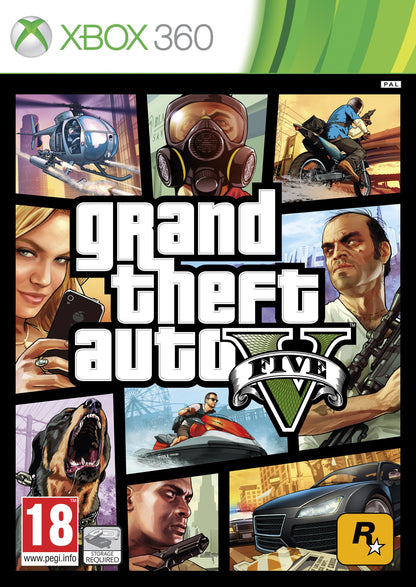 Rockstar Games Grand Theft Auto V for Xbox 360 - Standard Edition, Model 5026555258043