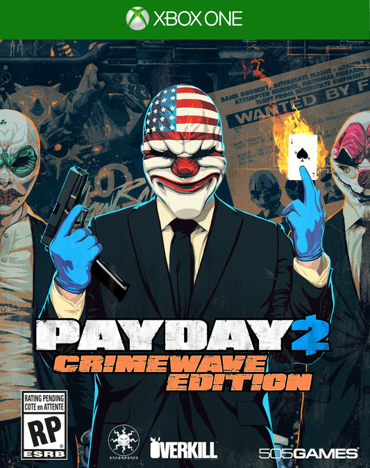 505 Games Payday 2 Crimewave for Xbox One - Model 71501851, Action Shooter Game