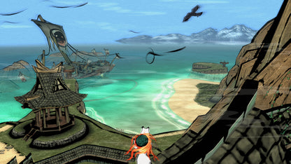 Capcom Okami Game for PS4 - Model 70027-01 - Action Adventure RPG