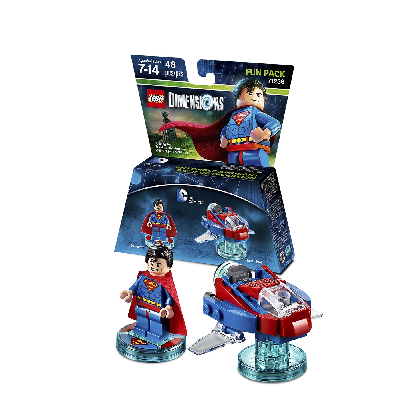 Warner Bros. DC Superman Fun Pack - LEGO Dimensions, Blue & Red, Model 1000561500