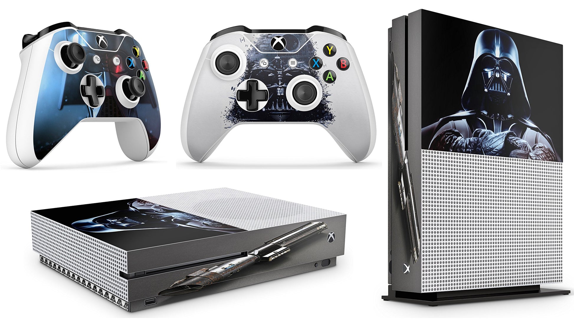 giZmoZ n gadgetZ Xbox One S Controller Skins - Darth Vader Vinyl Full Wrap Sticker, Model GNG-XBS-DARTH-VADER-SKINS