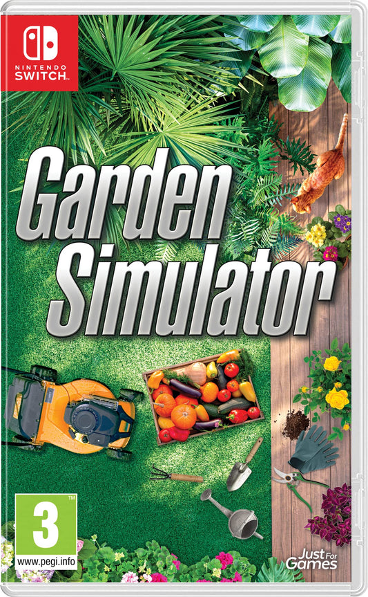 Just For Games Garden Simulator for Nintendo Switch - Engaging Gardening Experience