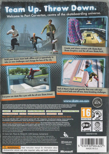 Electronic Arts Skate 3 for Xbox 360 - Model 4622, Action Sports Game