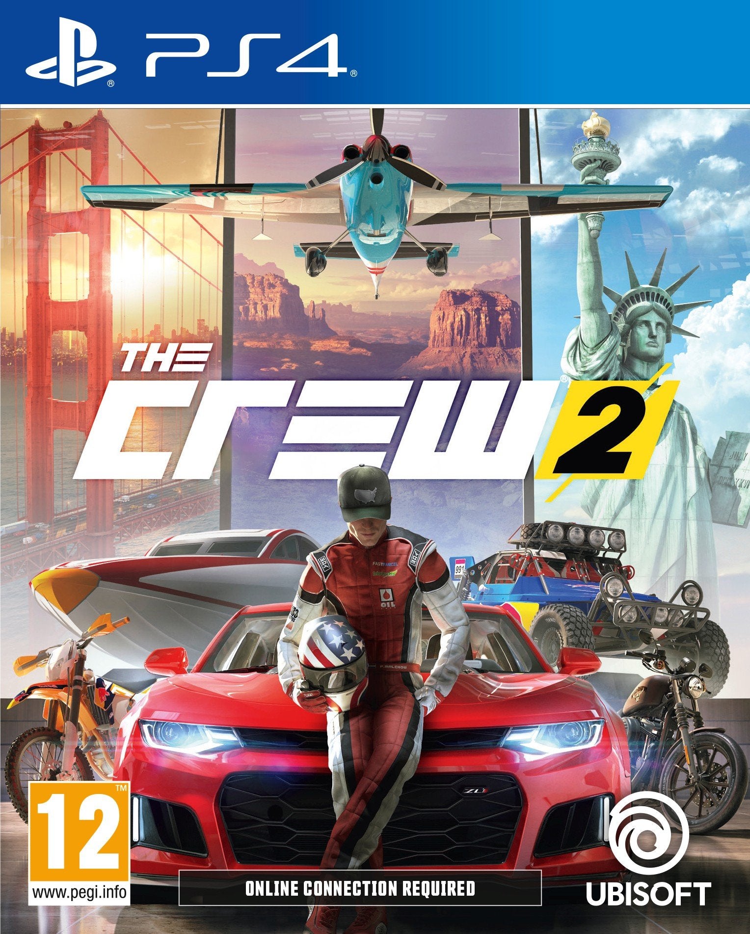 Ubisoft The Crew 2 for PS4 - Thrilling Racing Adventure, Model 221362