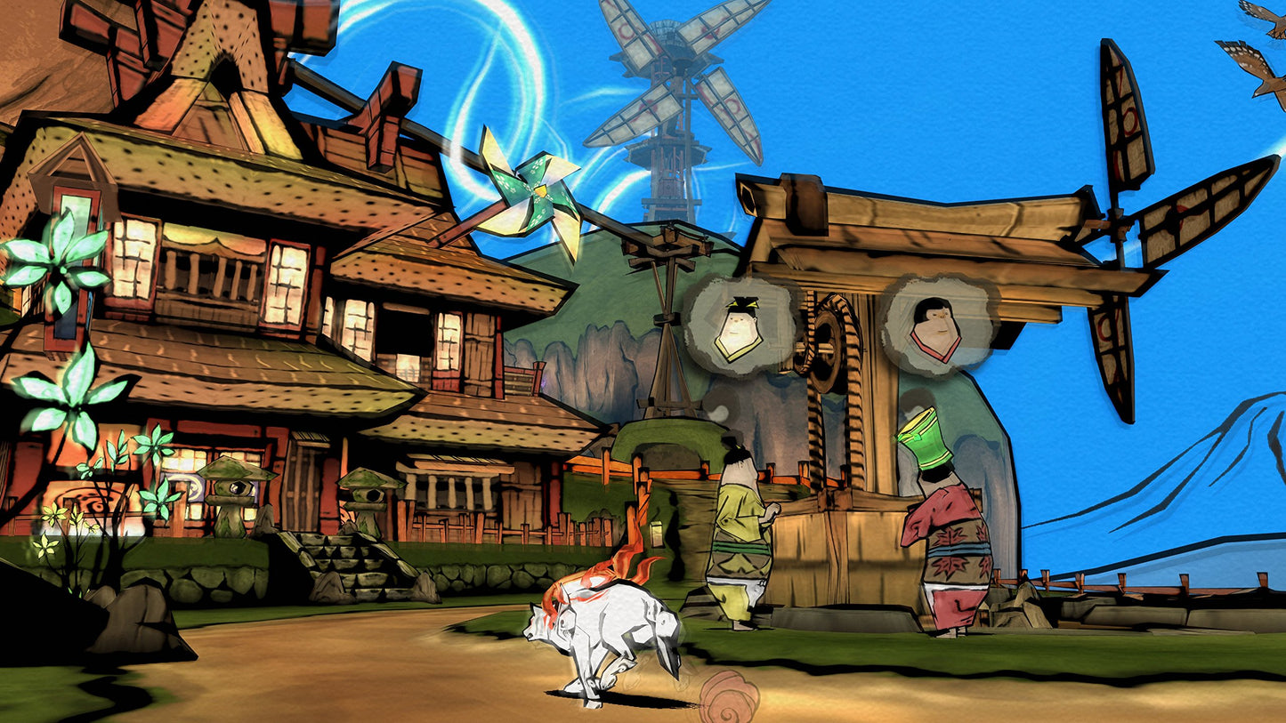 Capcom Okami Game for PS4 - Model 70027-01 - Action Adventure RPG