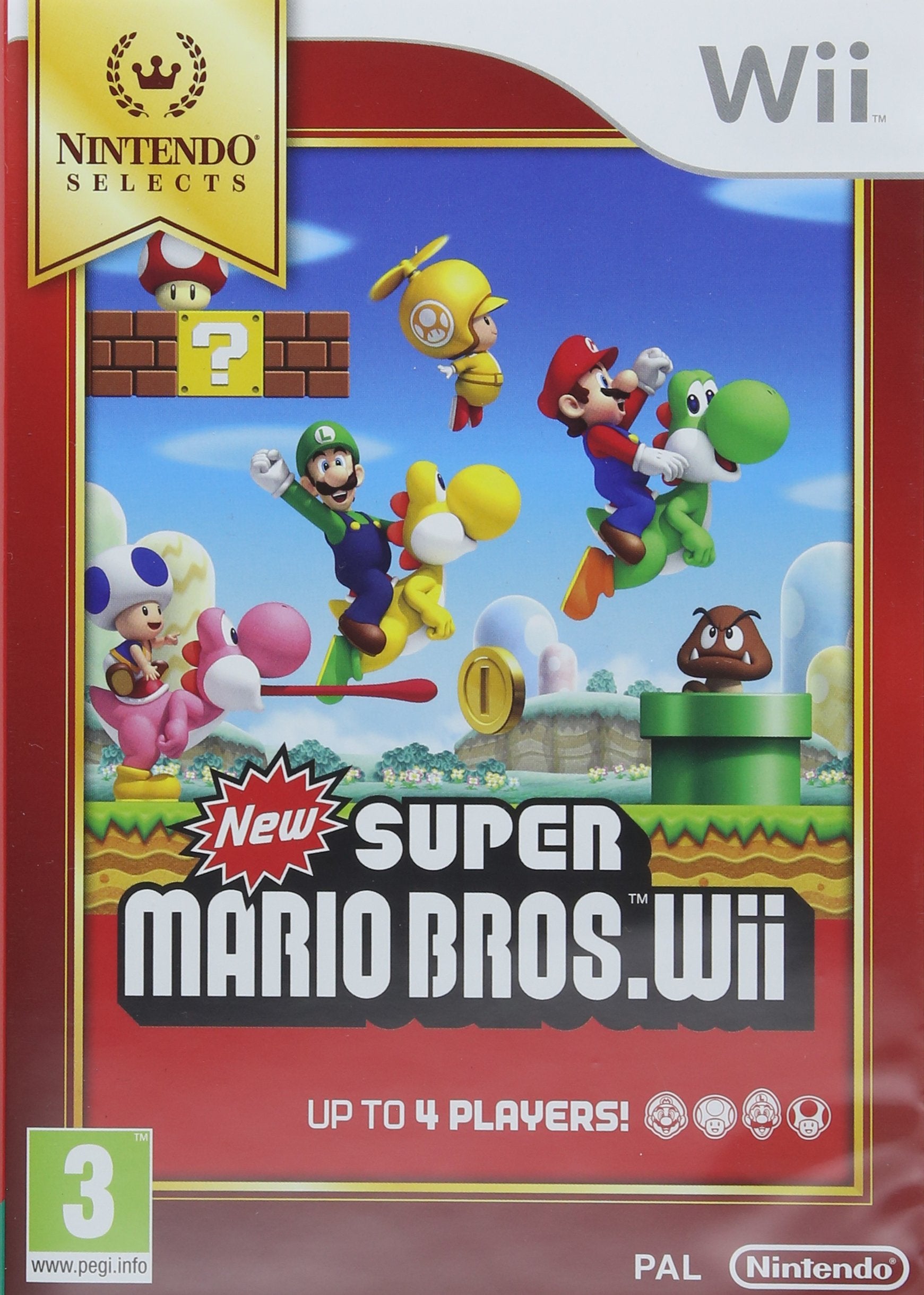 Nintendo Selects New Super Mario Bros. Wii for Nintendo Wii - Renewed Edition