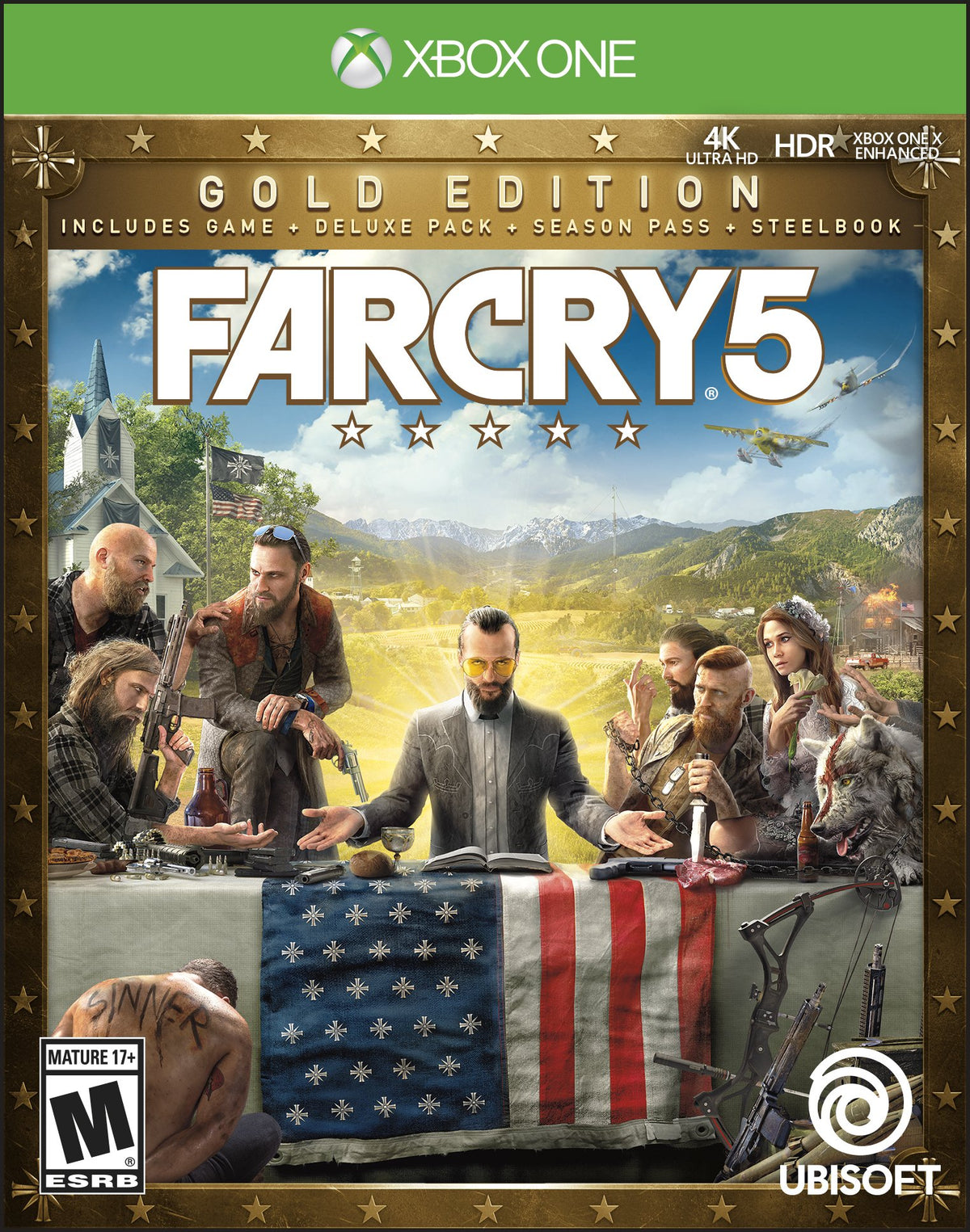 Far Cry 5 Steel book - Xbox One Gold Edition (Renewed)