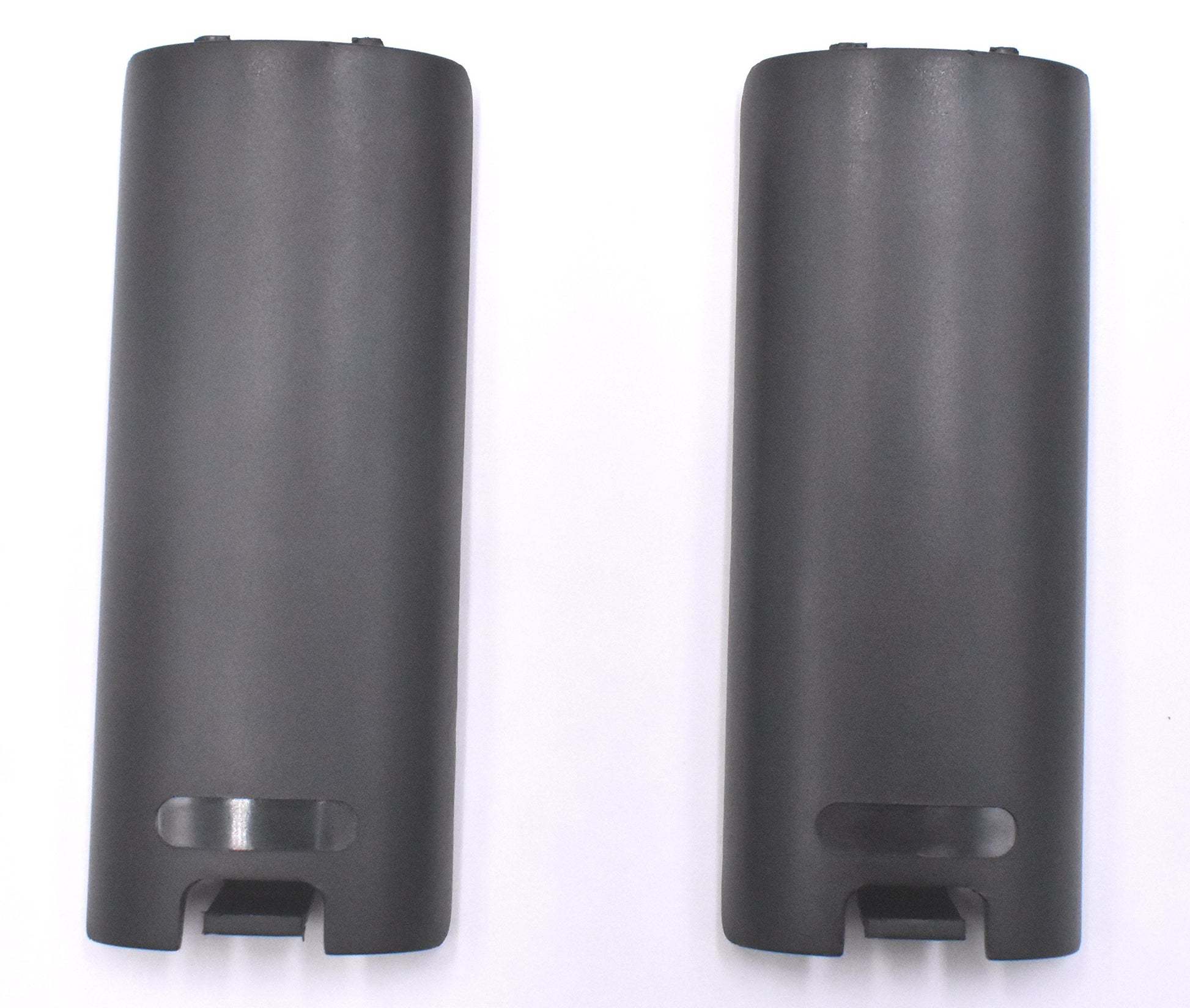 Art&Beauty 2 Pack of Replacement Battery Back Door Cover Shell for Nintendo Wii Remote Controller (Black)