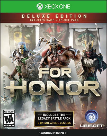 Ubisoft For Honor: Deluxe Edition - Xbox One, Includes Extra Content, Model UBP50461084