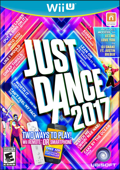 Ubisoft Just Dance 2017 for Wii U - Model UBP10802031 - Dance Game for Family Fun