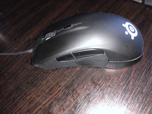 SteelSeries Rival 300 Optical Gaming Mouse - Black, Model 62351, Unspecified Material